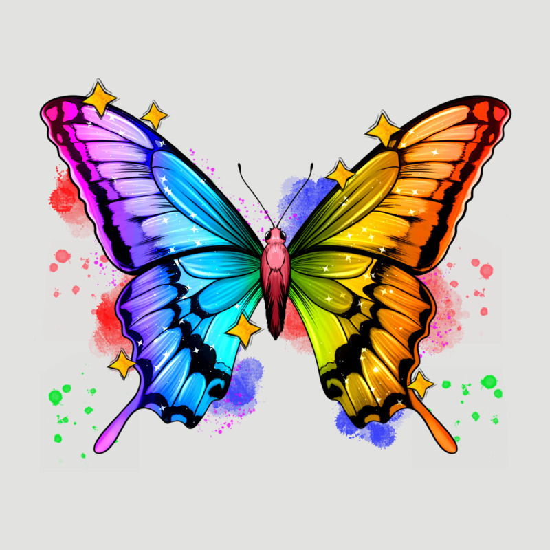 Rainbow Butterfly Classic Tee by Zillion Design Studio | Teevron