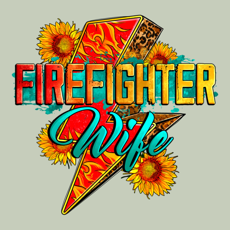 Firefighter Wife With Lightning Bolt Long Sleeve Tee by Zillion Design Studio | Teevron