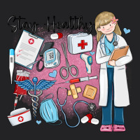Stay Healthy Nurse Vintage Tee | Teevron
