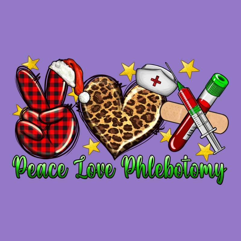 Peace Love Phlebotomy Christmas Urban Hoodie by NancyCooperArtShop | Teevron