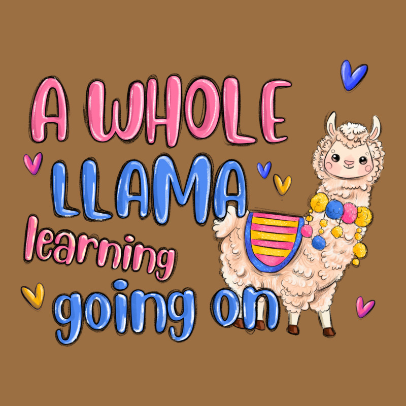 A Whole Llama Learning Going On Vintage Tee by MaliasSmallBusiness | Teevron