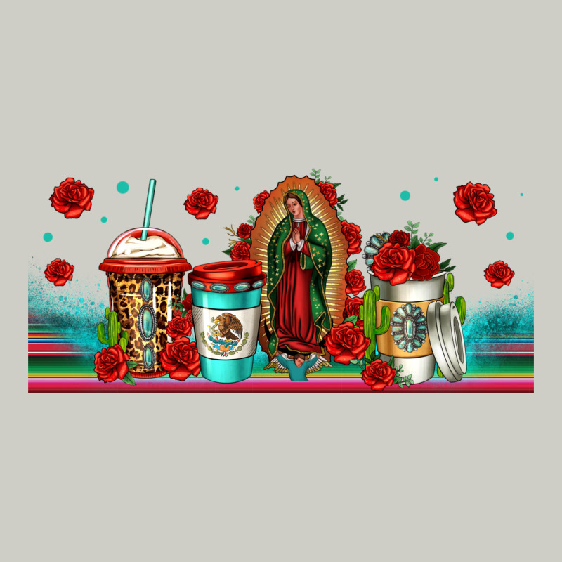 Lady Of Guadalupe Coffee Cups Libbey Glass Heavyweight Hoodie by Jasminsmagicworld | Teevron