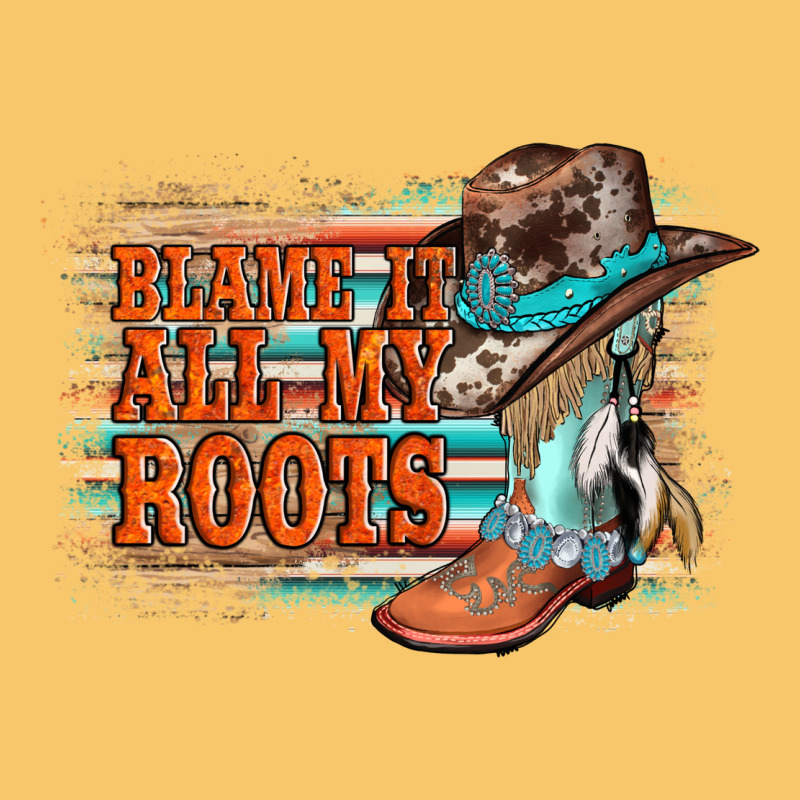 Blame It All My Roots Vintage Hoodie by AdoDesignShop | Teevron