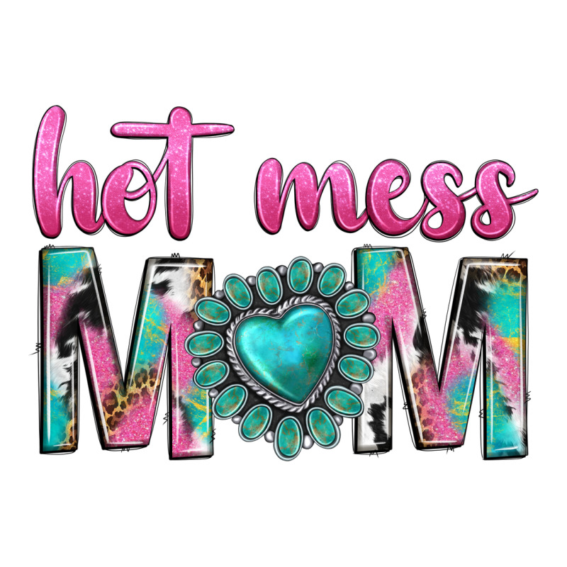 Hot Mess Mom Long Sleeve Tee by texasbilliewilder | Teevron