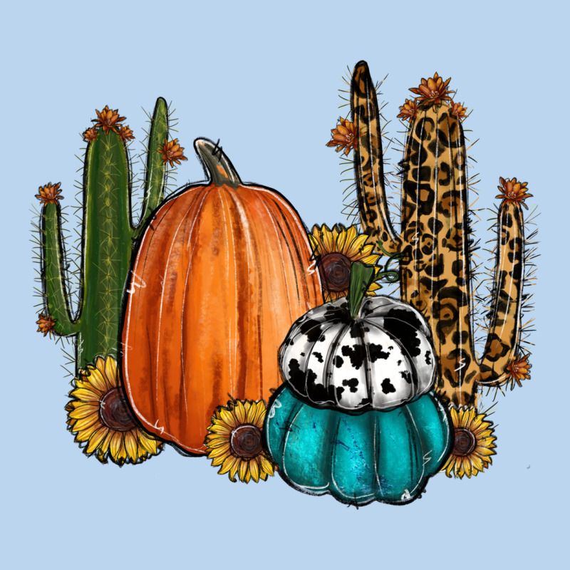 Sunflower Cactus Pumpkin Fall Classic Tee by RanaPortraitStore | Teevron