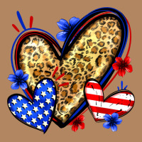 American Flag Heart Leopard Long Sleeve Tee | Teevron