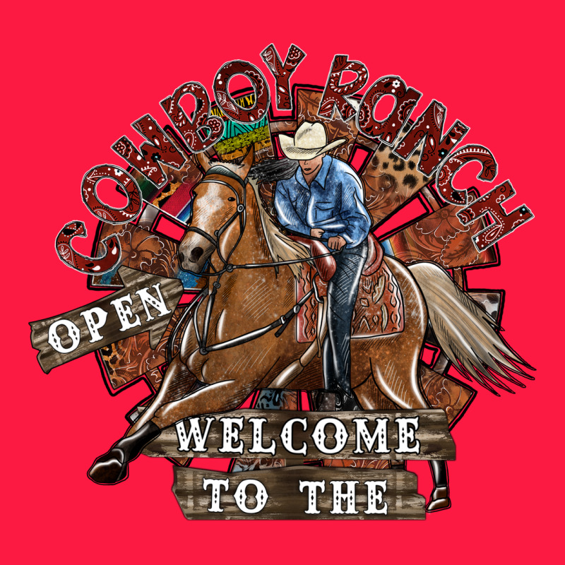 Cowboy Ranch Zipper Hoodie by SublimationCraftShop | Teevron