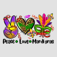 Peace Love  Mardi Gras Premium Hoodie | Teevron
