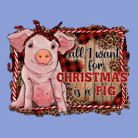 All I Want For Christmas Is A Pig Sitting Pig Long Sleeve Tee | Teevron