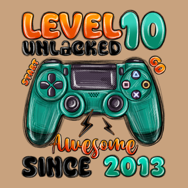 Level 10 Unlocked Awesome Since 2013 Vintage Tee by MaliasSmallBusiness | Teevron