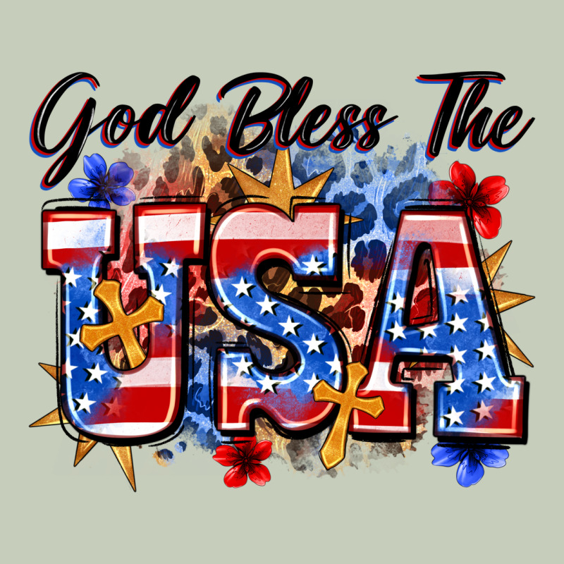 God Bless The Usa Long Sleeve Tee by Zillion Design Studio | Teevron