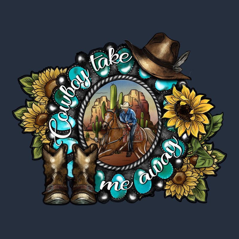 Cowboy Take Me Away 2 Zipper Hoodie by SublimationCraftShop | Teevron