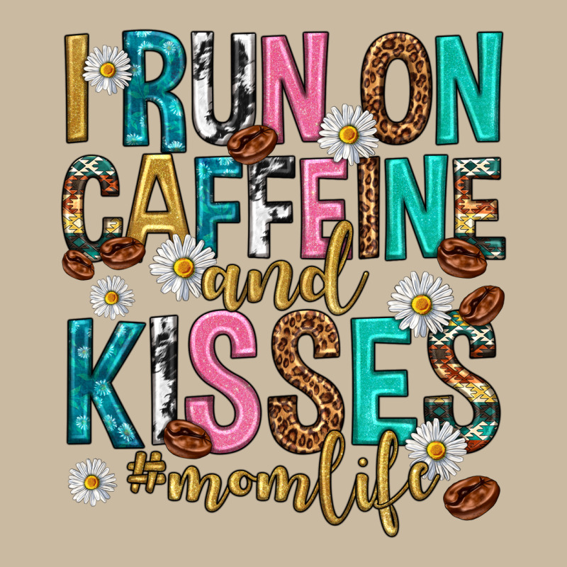 I Run On Caffeine And Kisses Mothers Day Long Sleeve Tee by texasbilliewilder | Teevron
