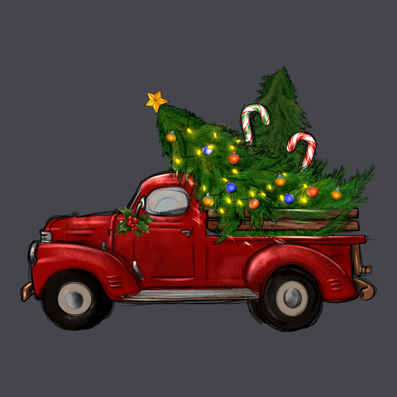 Christmas Trees With Truck Long Sleeve Tee by RanaPortraitStore | Teevron