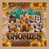 Coffee Time Gnomies Mug Coaster Vintage Tee | Teevron