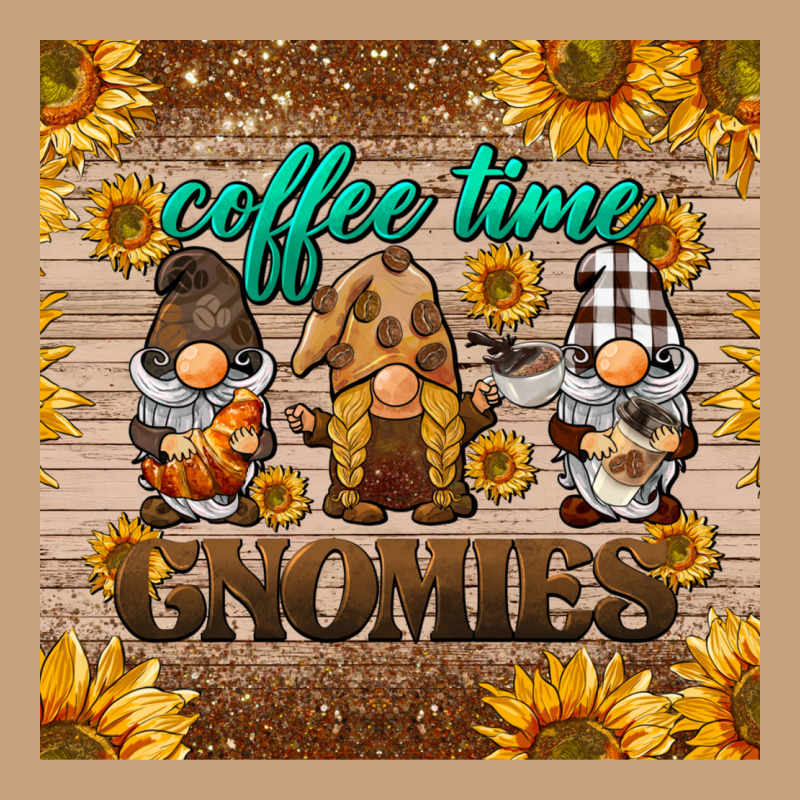 Coffee Time Gnomies Mug Coaster Vintage Tee by BarkalooDesign | Teevron