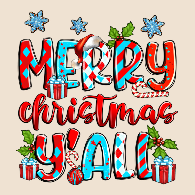 Merry Christmas Y'all Urban Heavy Tee by Zillion Design Studio | Teevron