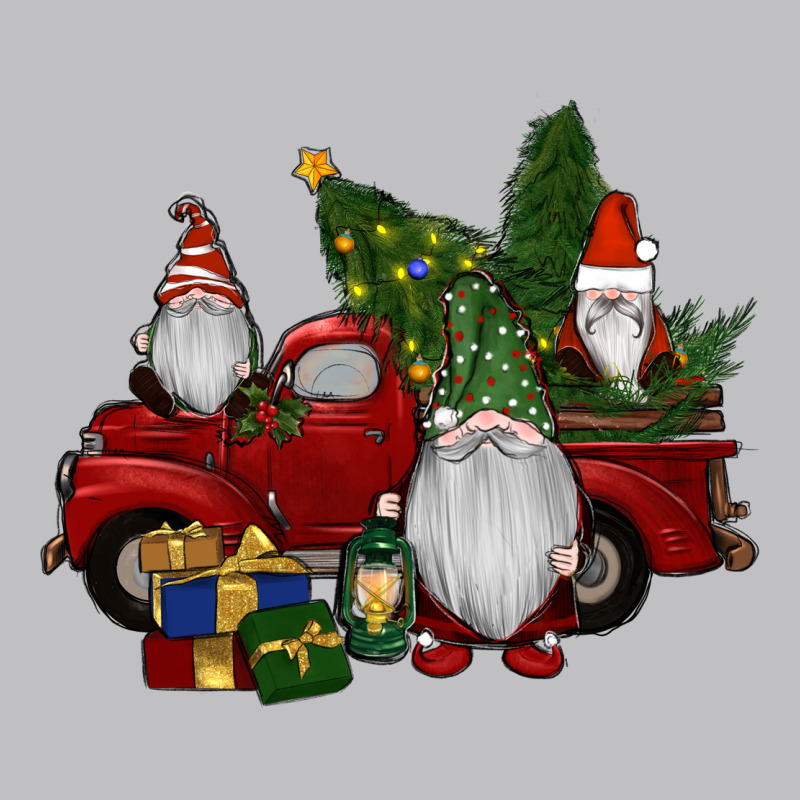 Christmas Gnomes With Truck Long Sleeve Tee by RanaPortraitStore | Teevron