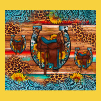 Saddle Horseshoe Leopard Sunflower Premium Sweatshirt | Teevron