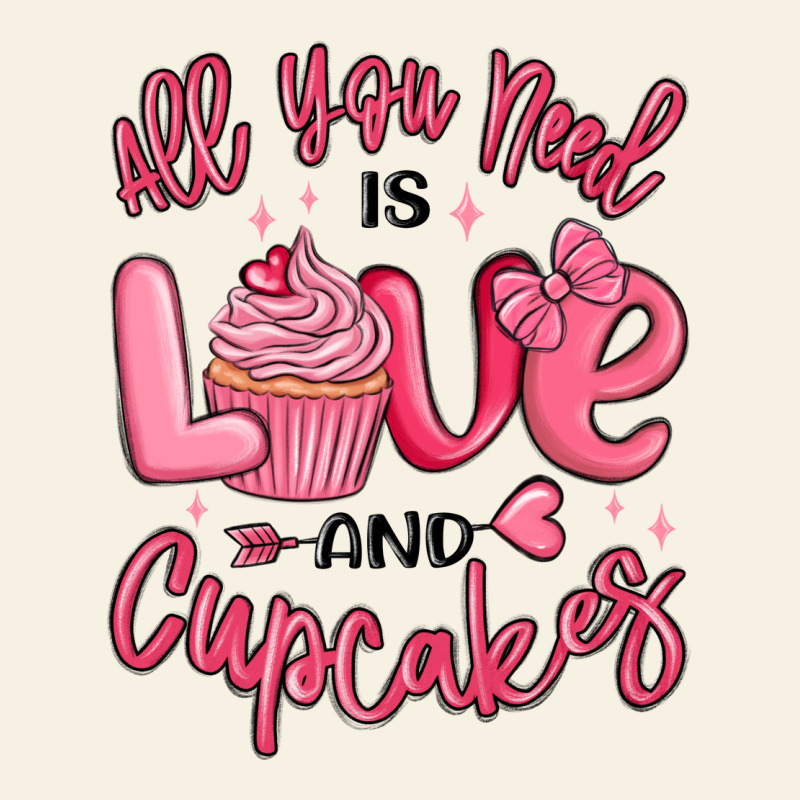 All You Need Is Love And Cupcakes Valentines Day Vintage Tee by MaliasSmallBusiness | Teevron