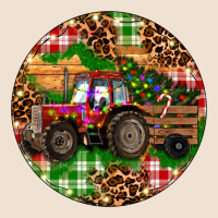 Christmas Farm Red Tractor Urban Heavy Tee | Teevron