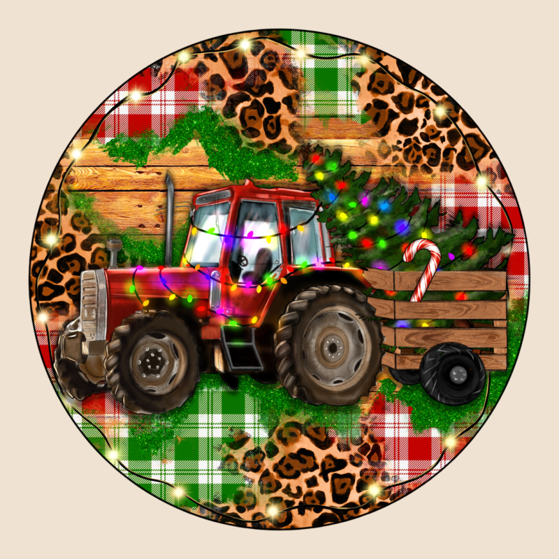 Christmas Farm Red Tractor Urban Heavy Tee by RanaPortraitStore | Teevron