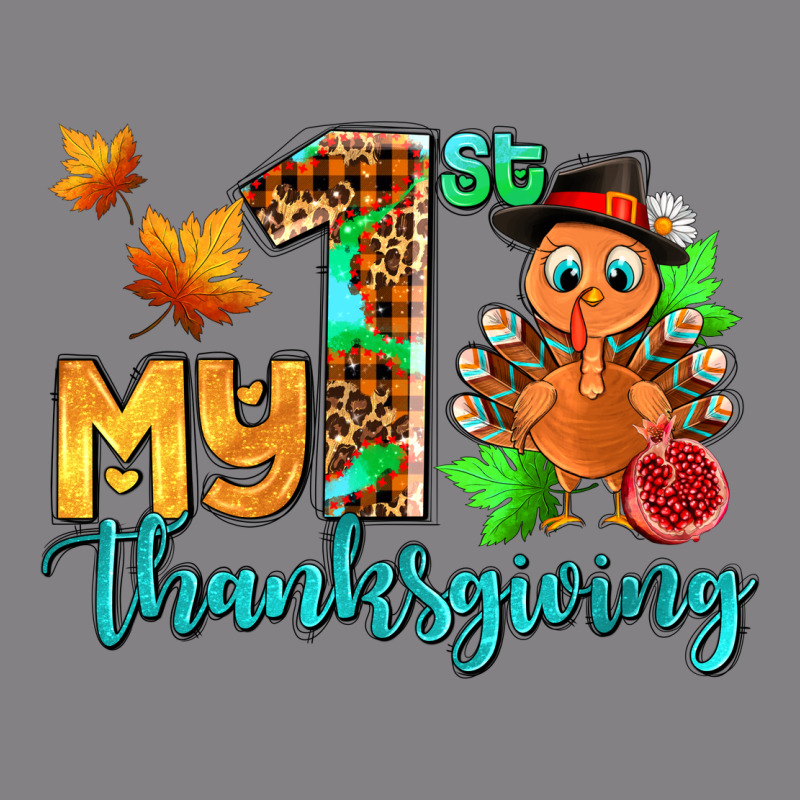 My First Thanksgiving With Turkey Heavyweight Hoodie by AdoDesignShop | Teevron