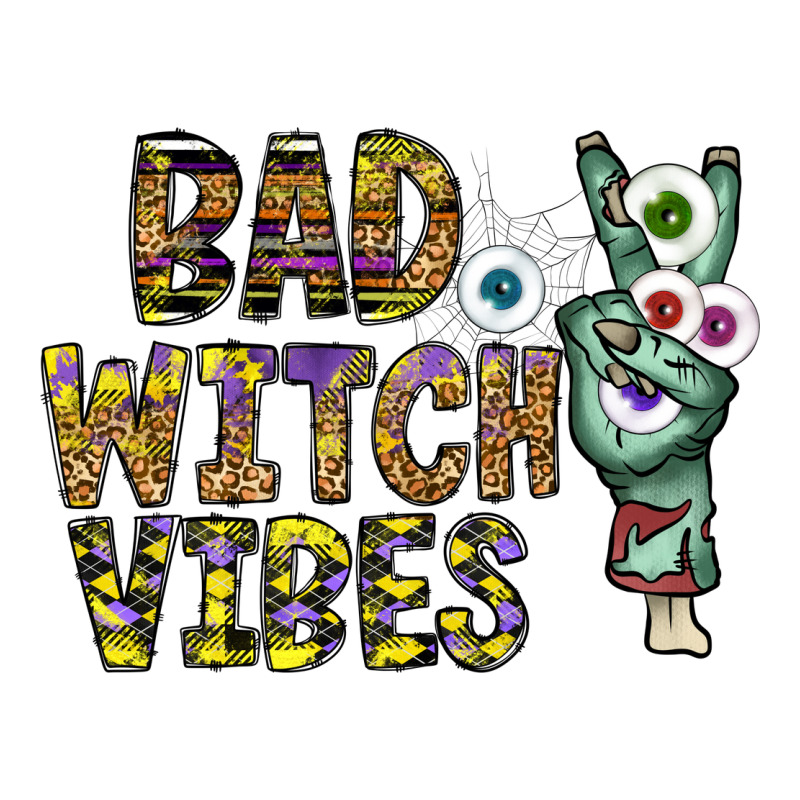 Bad Witch Vibes Zipper Hoodie by CowhideDigitalArt | Teevron