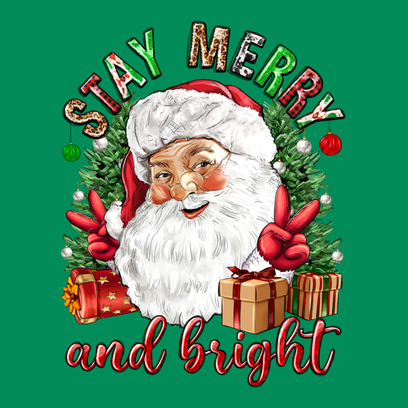 Stay Merry And Bright Christmas With Santa Urban Hoodie by NancyCooperArtShop | Teevron