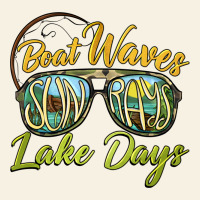 Boat Waves Sun Rays Lake Days Vintage Tee | Teevron