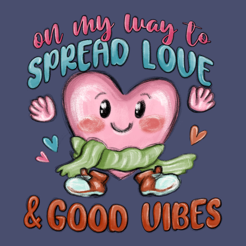 On My Way To Spread Love Vintage Tee by MaliasSmallBusiness | Teevron