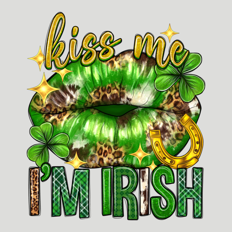 Kiss Me Im Irish St.patricks Day Lips St.patricks Zipper Hoodie by Neo Western | Teevron