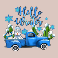 Hello Winter With Sniwman And  Truck Premium Hoodie | Teevron