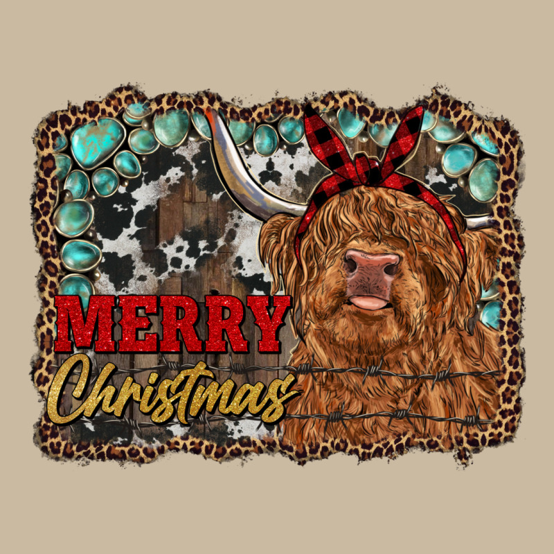 Merry Christmas Highland Cow Long Sleeve Tee by RanaPortraitStore | Teevron