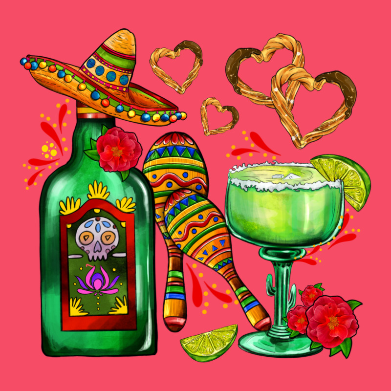 Mexican Tequila Margarita And Maracas Premium Sweatshirt by AdoDesignShop | Teevron