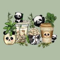 Panda Coffee Cups Urban Heavy Tee | Teevron