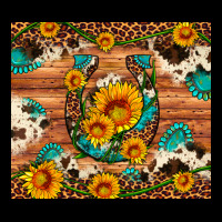 Sunflower Gemstone Leopard Cowhide Horseshoe Premium Sweatshirt | Teevron