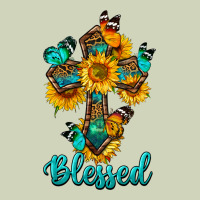 Cross With Butterfly Blessed Heavyweight Hoodie | Teevron