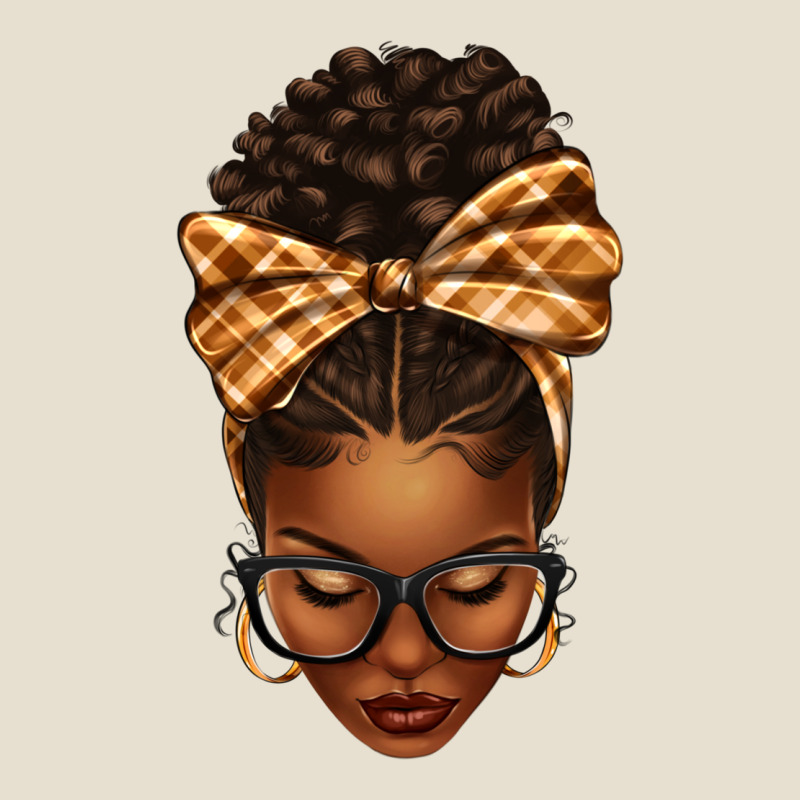 Plaid Bandana Afro Woman Urban Heavy Tee by texasbilliewilder | Teevron