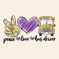 Peace Love Bus Driver Vintage Tee | Teevron