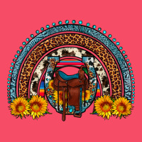Saddle Sunflower Horseshoe Rainbow Premium Sweatshirt | Teevron