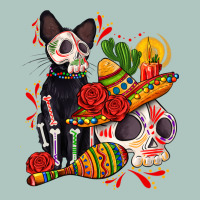 Mexican Dead Day With Skeleton Cat Premium Sweatshirt | Teevron
