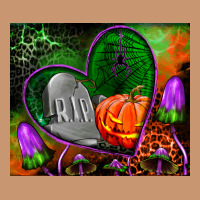Halloween Heart Mouse Pad Heavyweight Hoodie | Teevron