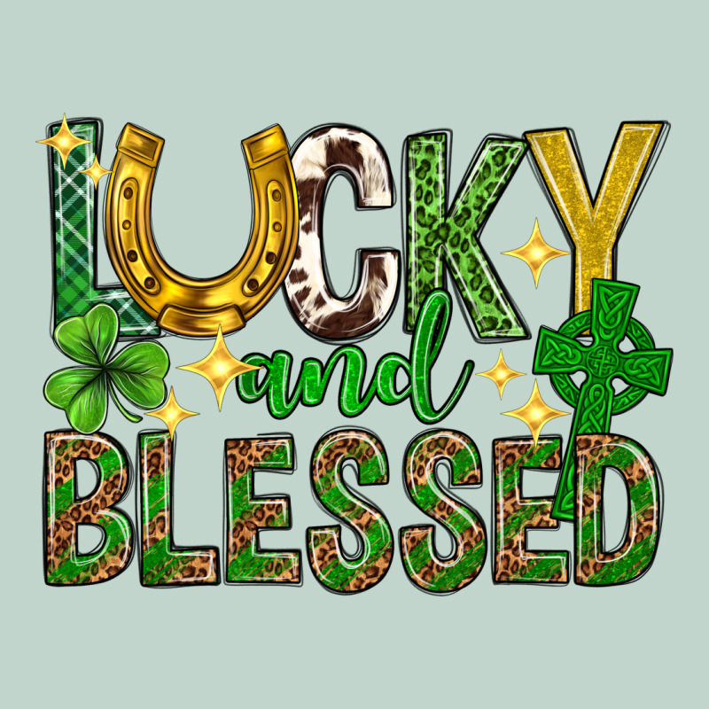 Lucky And Blessed St. Patricks Day Zipper Hoodie by Neo Western | Teevron
