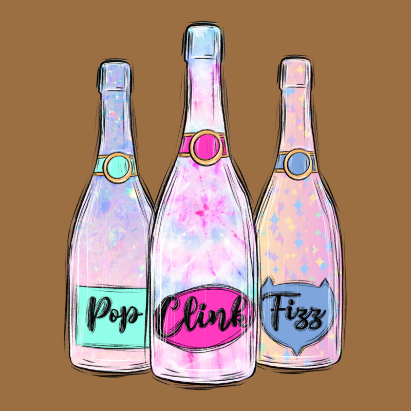 Pop Clink Fizz Champagne Bubbly Vintage Tee by MaliasSmallBusiness | Teevron