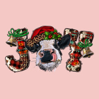 Christmas Joy Heifer Cow Urban Heavy Tee | Teevron