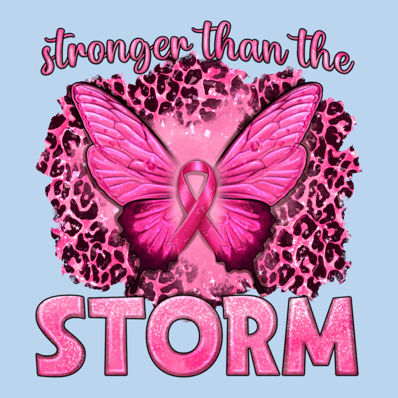 Stronger Than The Storm Breast Cancer Classic Tee by texasbilliewilder | Teevron