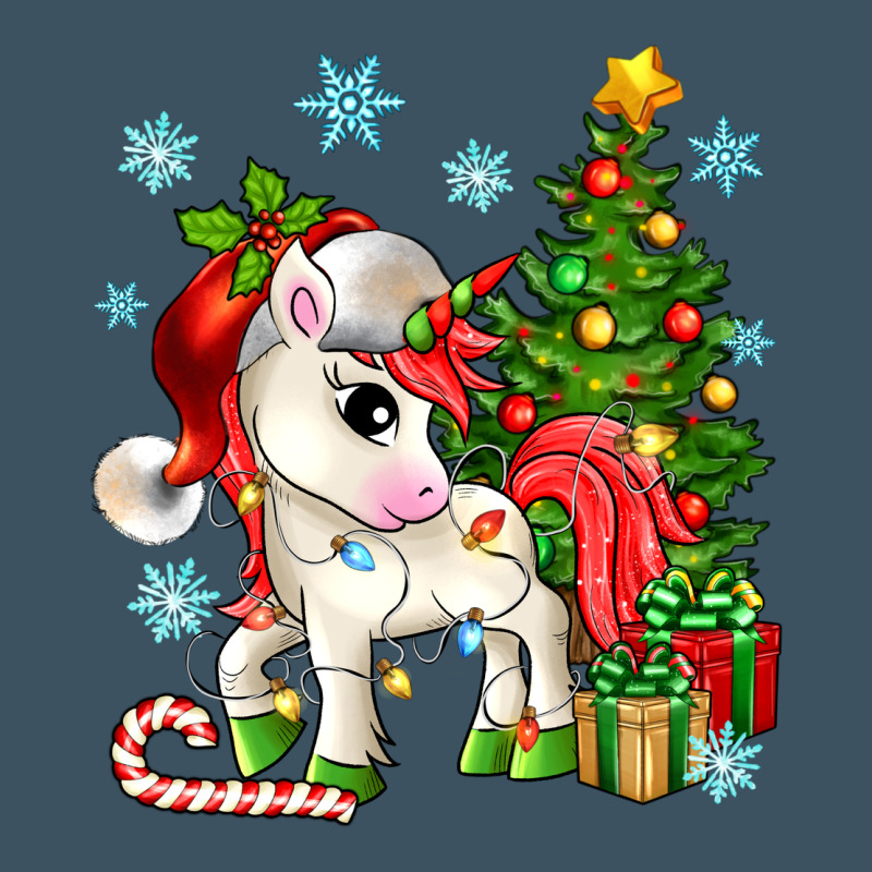 Christmas Unicorn Urban Heavy Tee by Zillion Design Studio | Teevron