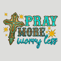 Pray More Worry Less Zipper Hoodie | Teevron