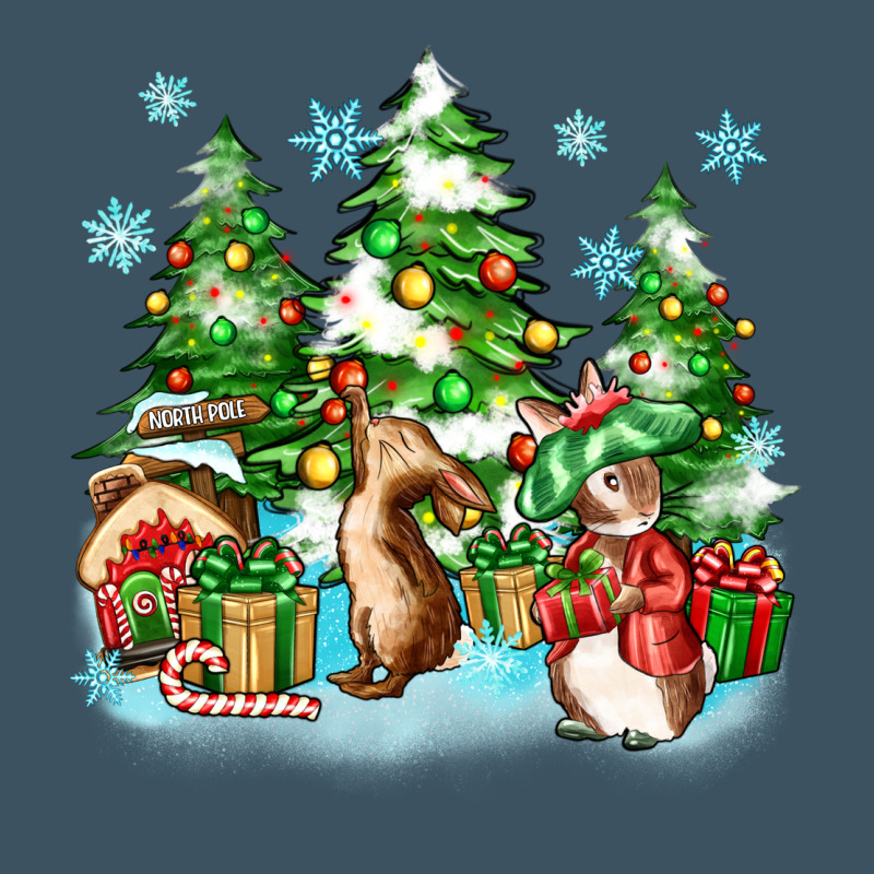 Christmas Rabbits Urban Heavy Tee by Zillion Design Studio | Teevron